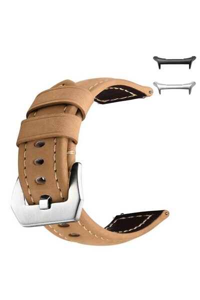 VD VERY DREAM Curea din piele compatibilă cu Samsung Galaxy Watch Ultra2, QR ...