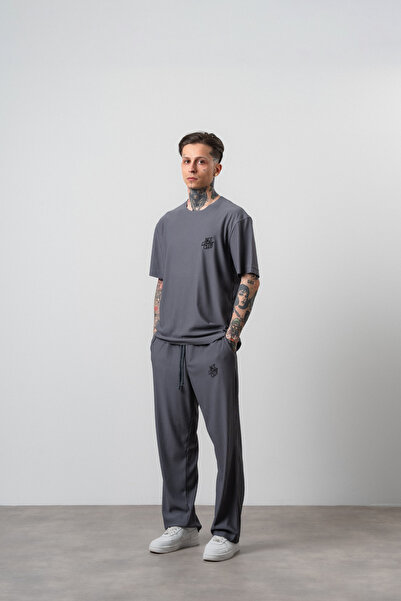 Respire Set Trening Bărbați, Compleu Streetwear 2 Piese: Tricou Regular Fit ș...
