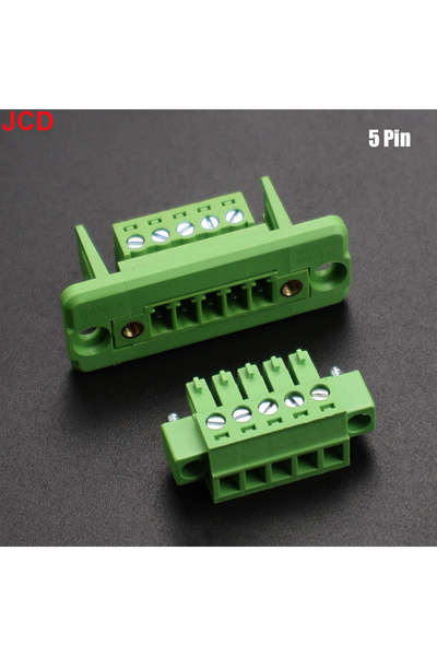 Choice 5 Pin JCD 1Set Pitch 3.81mm 2P/3P/4P/5P/6P/8P/9P/10P/12P/16/24P Plugga...