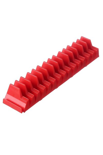 Choice Red Hardware Tool Wrench Storage Rack Wall Mount Multifunctional Wrenc...