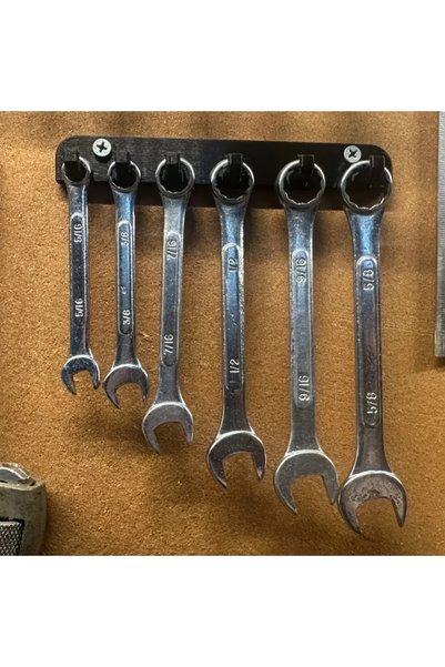 Choice 6-hook wrench set 1 Tool Storage Rack (Without Screws), Tool Wall-Moun...