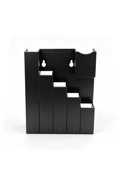 Choice 1pcs 5-Slot Wall Mount Cable Tie & Tool Organizer, Holds Multi-Size Ca...