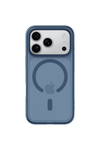 Belkin Husa MagSafe pentru Apple iPhone 17 Pro, Belkin, SheerForce Grip, Bleu...