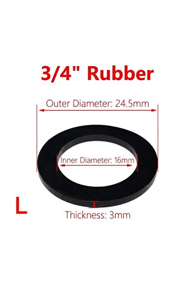 Choice DN20 L 10Pcs Rubber O Ring Washers for Shower Hose Faucet Heavy Duty H...