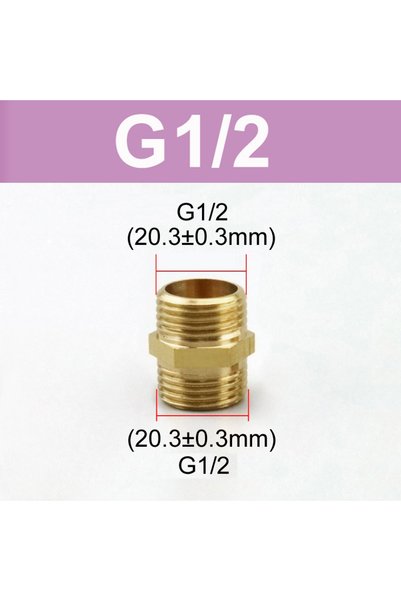 Choice قطعة واحدة وصلة سداسية نحاسية سريعة التوصيل 1/8" 1/4" 3/8" 1/2" 3/4" 1...