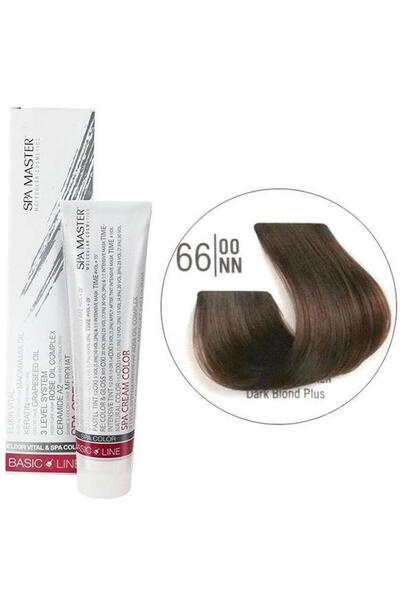 SPA MASTER Κρέμα Σπα Βαφή Μαλλιών Νο66.00 Σκούρο Ξανθό Πλας 100ml