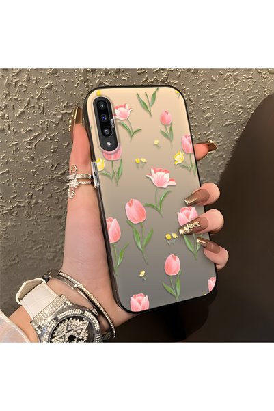 PATTERNOVA Samsung Galaxy A50/A50S/A30S Uyumlu Lale Desenli Telefon Kılıfı, D...