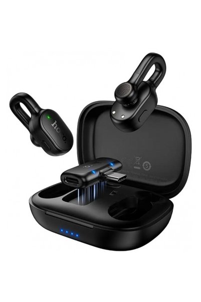 Hoco Lavaliera L27, USB-C, Set 2 bucati, Neagra