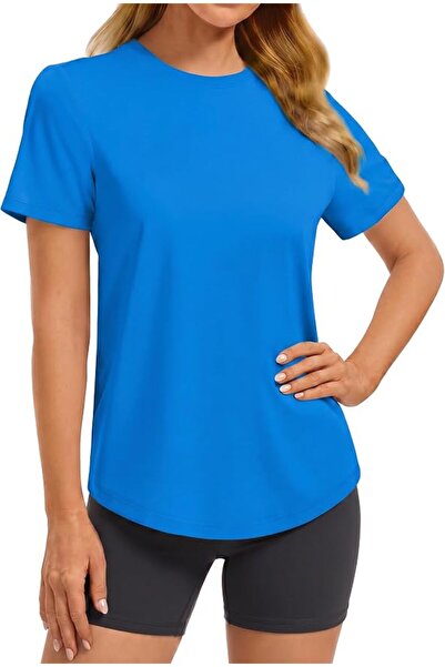 GENERAL PINSPARK Soft Workout Tops for Women Short Sleeve Crewneck Basic Tee ...