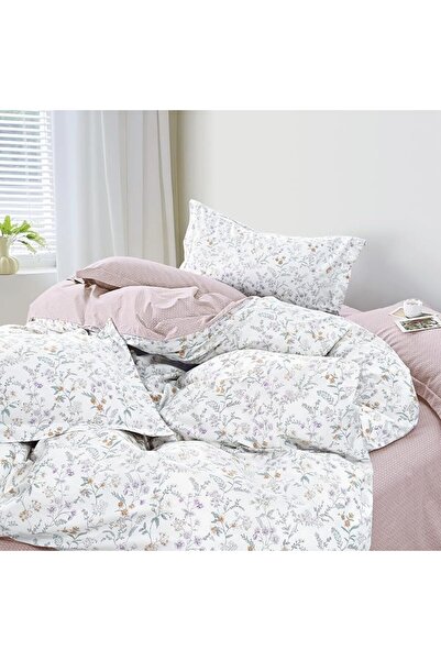 Master Home Textile MASTER Cotton Floral Comforter Sets, Fits 160 x 200 cm Qu...
