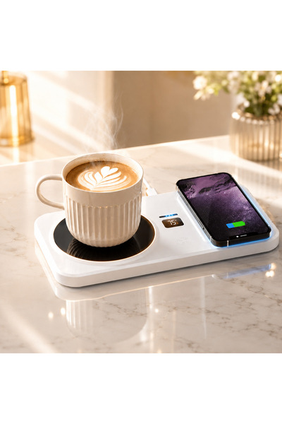 OEM Încălzitor electric pentru cană și încărcător wireless, control inteligen...