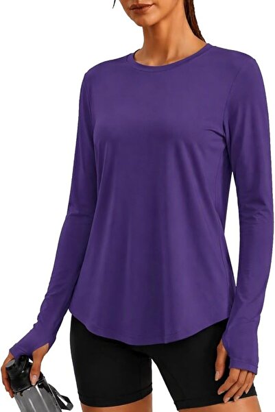 GENERAL PINSPARK Soft Workout Tops for Women UPF 50+ Athletic Shirt with Thum...