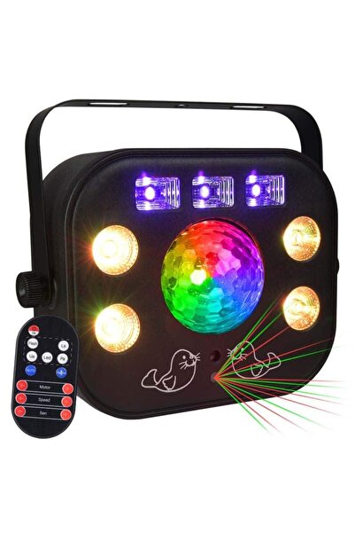 LIGHT4ME Πολυφασικό πολυλειτουργικό LED UV λέιζερ στροβοσκοπικό φως πλύσης