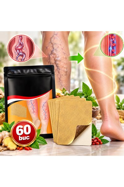 OEM Set de 60 de plasturi pentru picioare obosite și întărite, cu extracte di...