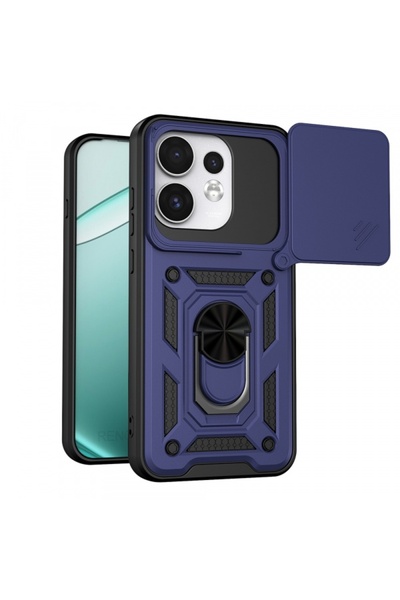 Techsuit Husa pentru Oppo Reno16 / Reno16 Pro, Techsuit, CamShield, Albastra
