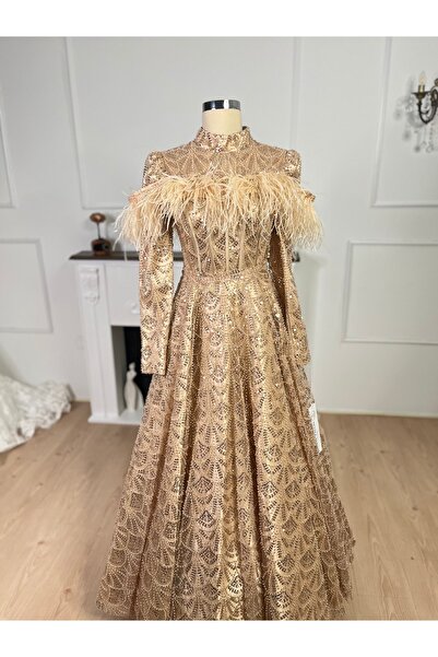 MODA Gold tesettür abiye