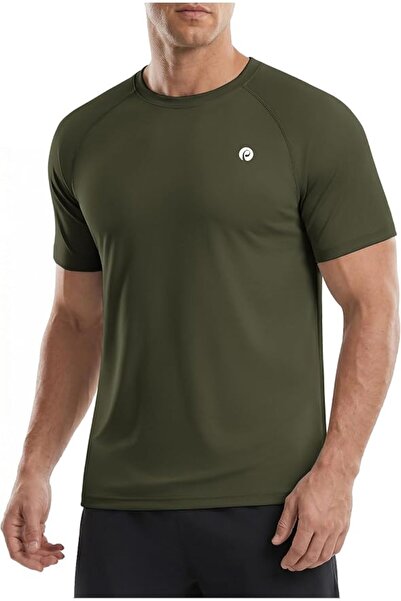 GENERAL PINSPARK Workout Shirts for Men UPF 50+ Quick Dry Athletic Gym Tee Sh...