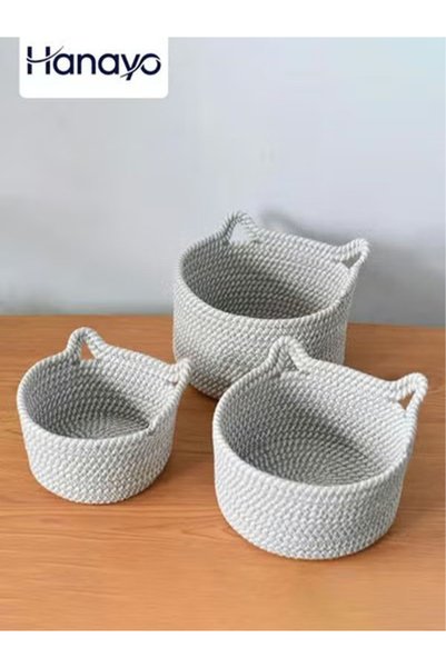 Hanayo 3 Pack Storage Basket for Organizing Woven Baskets Storage Bins & Toy ...