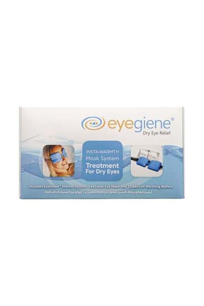 EYEGIENE Dry Eye Relief Insta Warmth Mask System 1 Eye Mask + 10 S Wafers