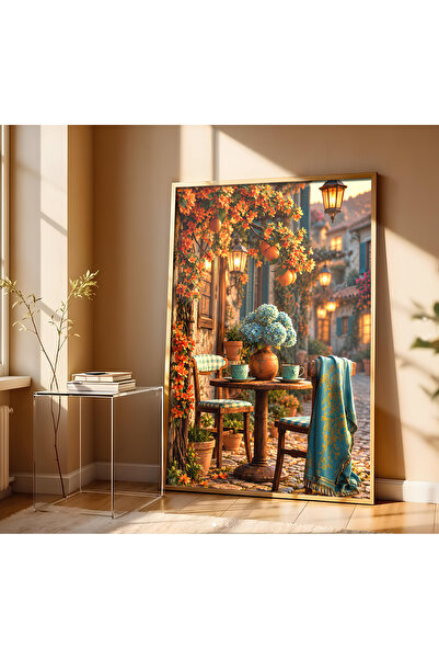 alphobitasarım Adierea Mediteranei – Pictură decorativă de perete cu peisaj f...