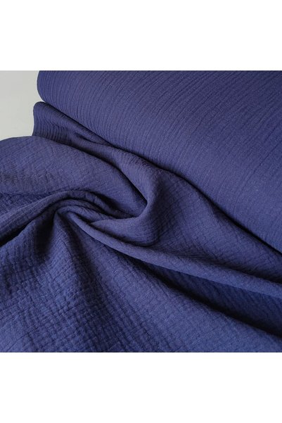 Niks Home 100% Organic Cotton Double Layer Muslin Fabric |   Multipurpose |   1 Meter |   Width: 150cm