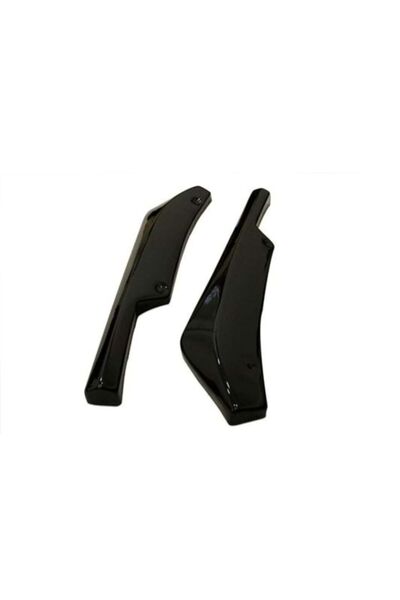 BMW Extensii colțuri bară spate Seria 5 E61 negru lucios