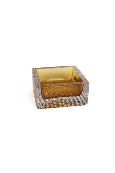 Mikasa Moor Amber Kristal Dek Kare Kase 19x9cm