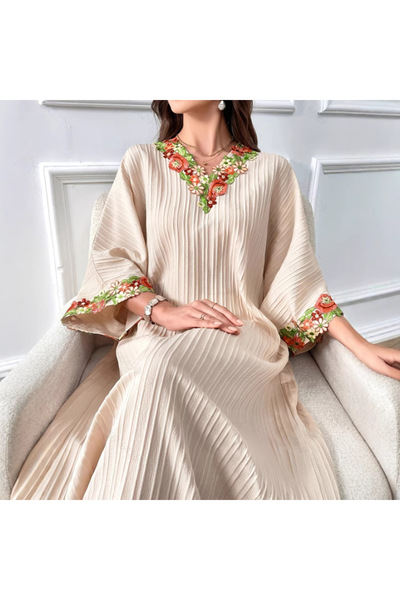 Generic Brand modest Embroidery/Bead/Patch embroidery Extra-relaxed Fit/Overs...