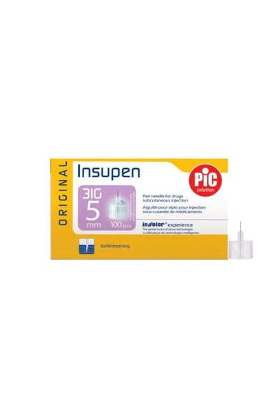 Pic Insupen Pen Needles 5 Mm 31 G 100 s