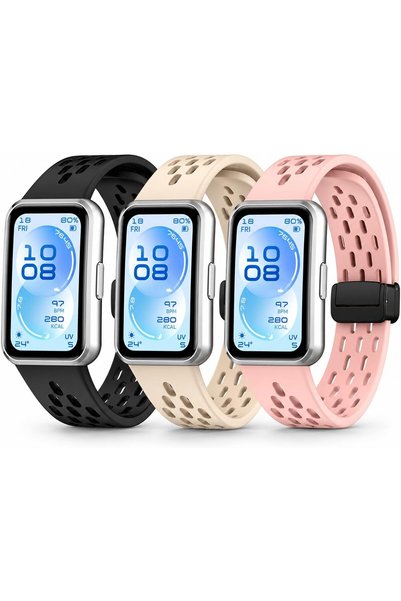 O Ozone Soft Silicone Sport Watch Strap Compatible with HUAWEI Band 11/11 Pro...