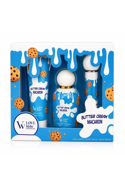 V.V LOVE طقم عطر ولوشن للأطفال V.V.LOVE Kids Gumdrop Glow – كوكيز وحليب