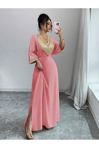 Generic Brand modest Regular Fit Women's Arabian Dresses