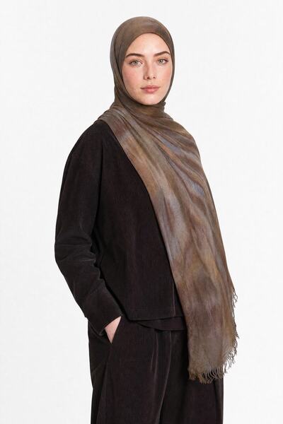 Mooncorn Moire Pattern Modal Viscose Shawl