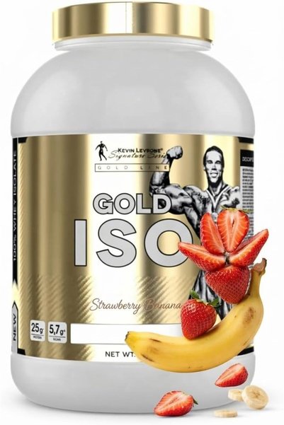 kevin levrone Gold ISO Whey Protein Isolate, Strawberry Banana Flavour, 2KG, ...
