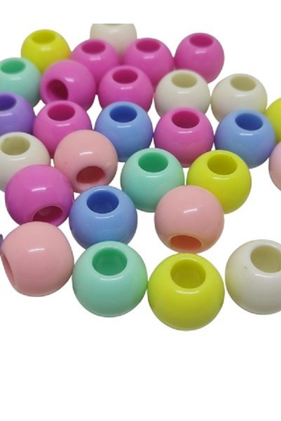 Firebird Takı Aksesuar Ve Kamp Malzemeleri Firebird Plastic Beads Round 100 Grams