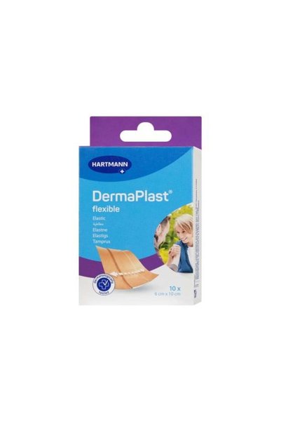 DermaPlast Flexible 6 Cm X 10 Cm Plaster 10 S - 535220