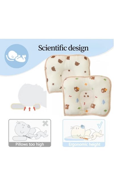 Generic Toddler Sleeping Pillow with Cotton Pillowcase, Ergonomic Bed Pillow for Kids Boy Girls, Small Pillow for Daycare Preschool Nap Time, Gifts for Toddler RIS6081987