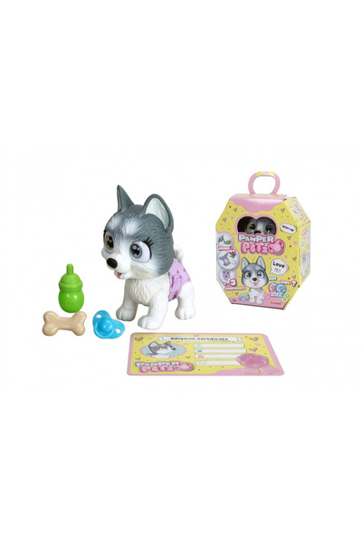 Fara brand Figurina Simba, Husky Pamper Petz, functie de baut, cu accesorii, ...