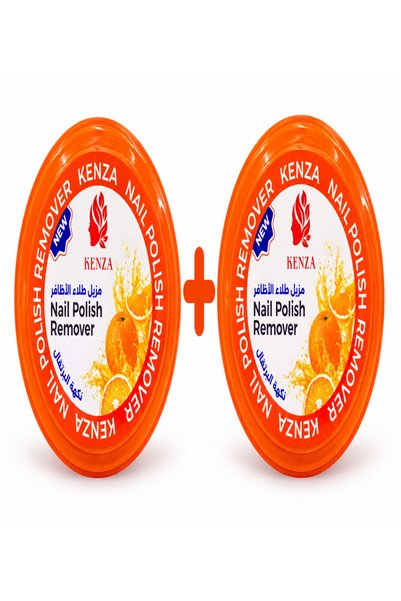 KENZA مزيل طلاء الأظافر كِنزا – Nail Polish Remover 🍊💅 عبوة 2