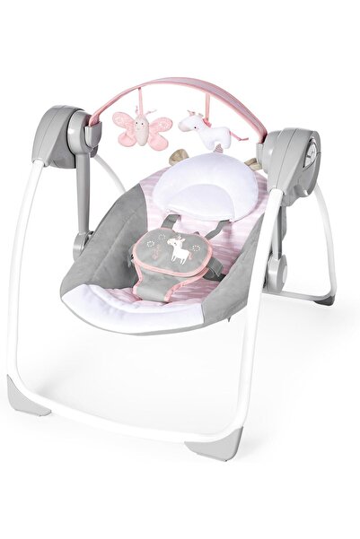 SwaddleMe By Ingenuity Comfort 2 Go Φορητή Βρεφική Κούνια Φλόρα ο Μονόκερος (...