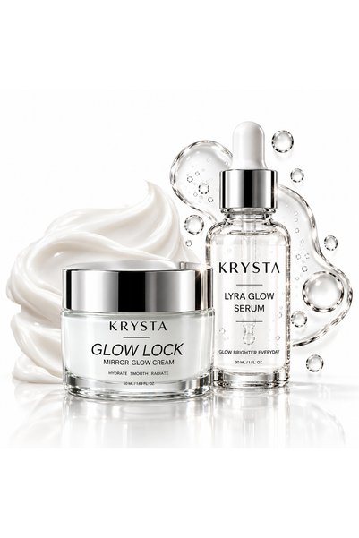 Glow Duo 2’li Cilt Bakım Seti | Lyra Glow Serum 30 ml + Glow Lock Mirror-Glow Cream 50 ml