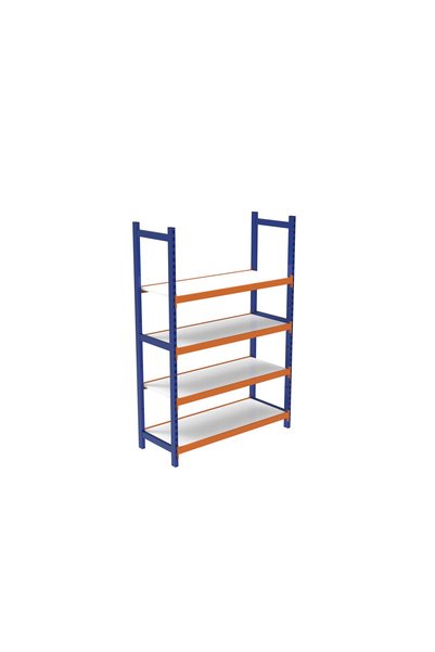 RafBurada 4 Katlı Ahşap Raflı İçten Oturmalı Hafif Rack - 3D Yazıcı Rafı, Depo Rafı 50x90 cm-200 cm