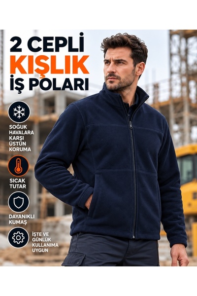 Marka 2-Pocket Winter Fleece Zipper Workwear
