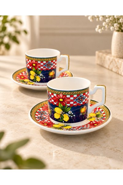 Onedekor 2 Kişilik Lemoon Kahve Fincanı 90 Ml