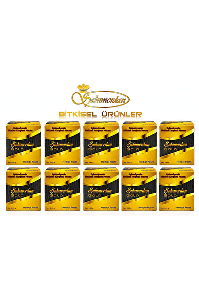 Bitkisel karışımlı kuvvetlendirici ve güçlendirici atom mesir macun gold model 10 adet 240gr