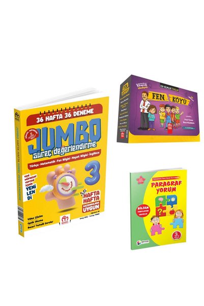 MODEL EĞİTİM YAYINCILIK 3.SINIF JUMBO SÜREÇ DEĞERLENDİRME 36 HAFTALIK DENEME ...