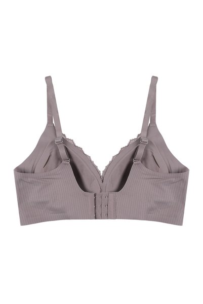koza iç giyim Women's Ribbed Laser Seamless Lace Detailed Padded Bra