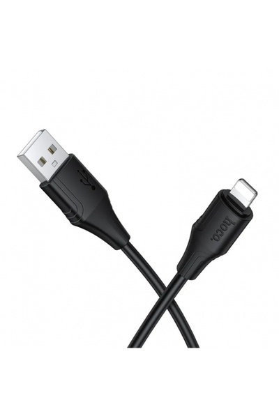 Hoco Cablu Date si Incarcare USB-A - Lightning X124, 18W, 1m, Negru