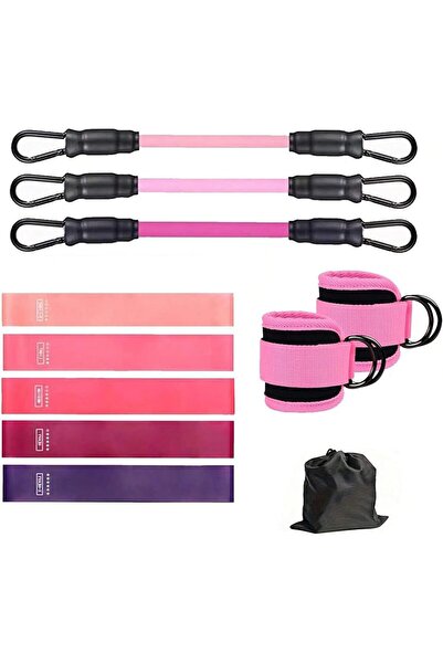 Generic Resistance Bands Set for Legs and Glutes, Ankle Straps with Resistanc...
