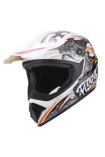 OEM Casca Moto Cross si ATV Full Face Copii si Adulti, Echipament Protectie E...